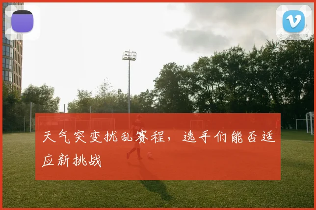 天气突变扰乱赛程,选手们能否适应新挑战