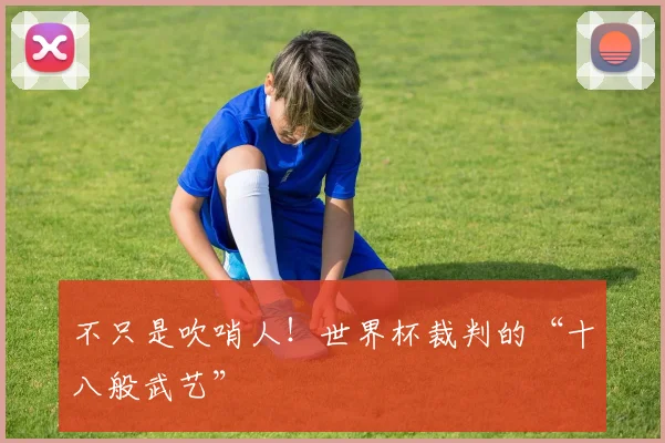 不只是吹哨人！世界杯裁判的“十八般武艺”